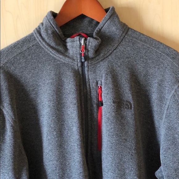 Men Charcoal North Face Jacket - Picture 2 of 4